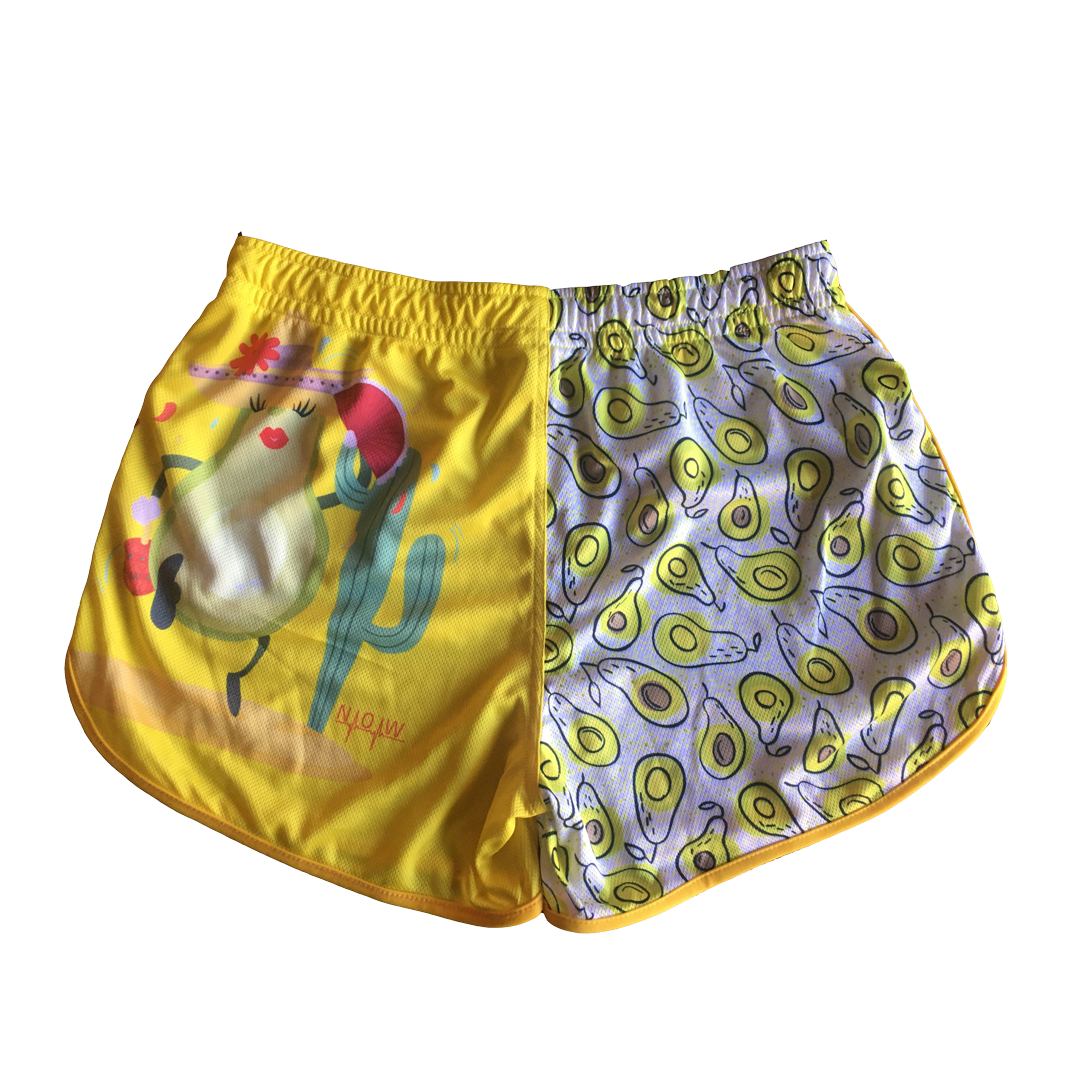 Shorts-donna-avocato-retro