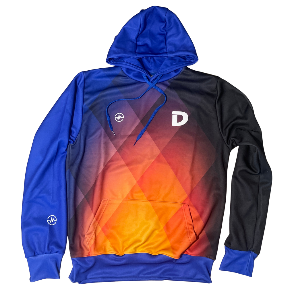 Felpa Drinky Cup blu:arancio