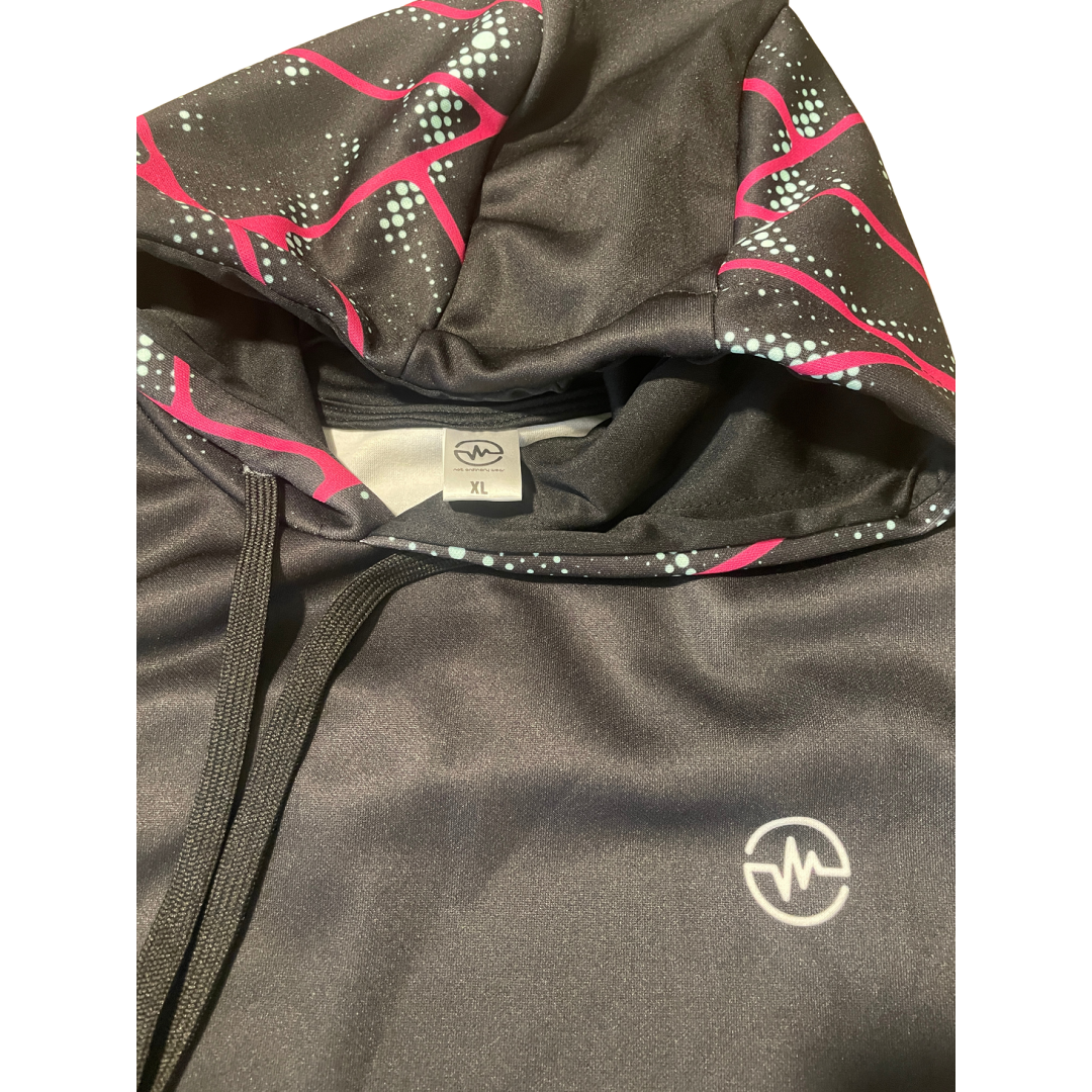 felpa drinky nera e rosa 3