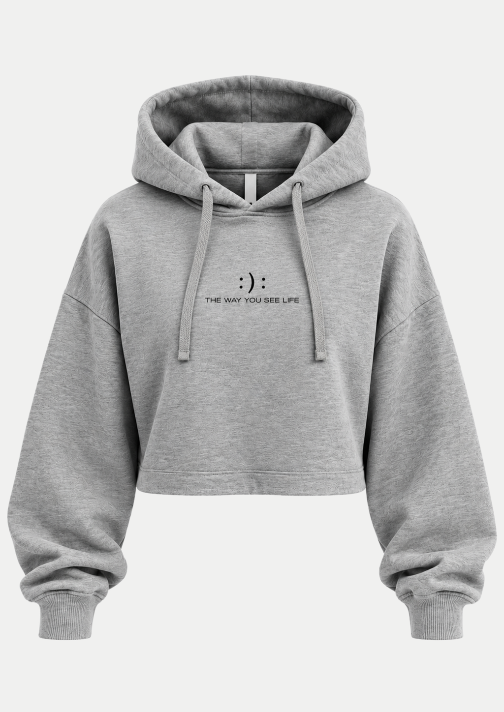 Felpa Donna Crop con Cappuccio – THE WAY YOU SEE LIFE