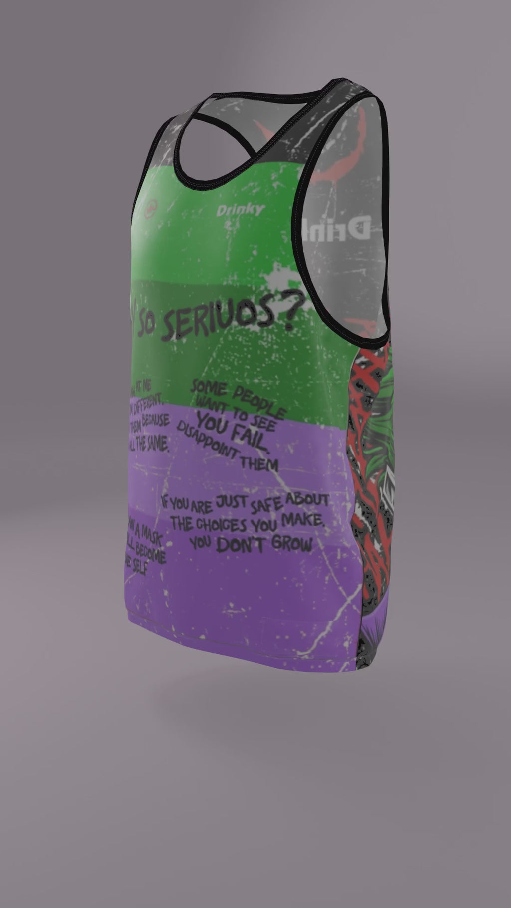 Canotta Joker - Drinky Cup